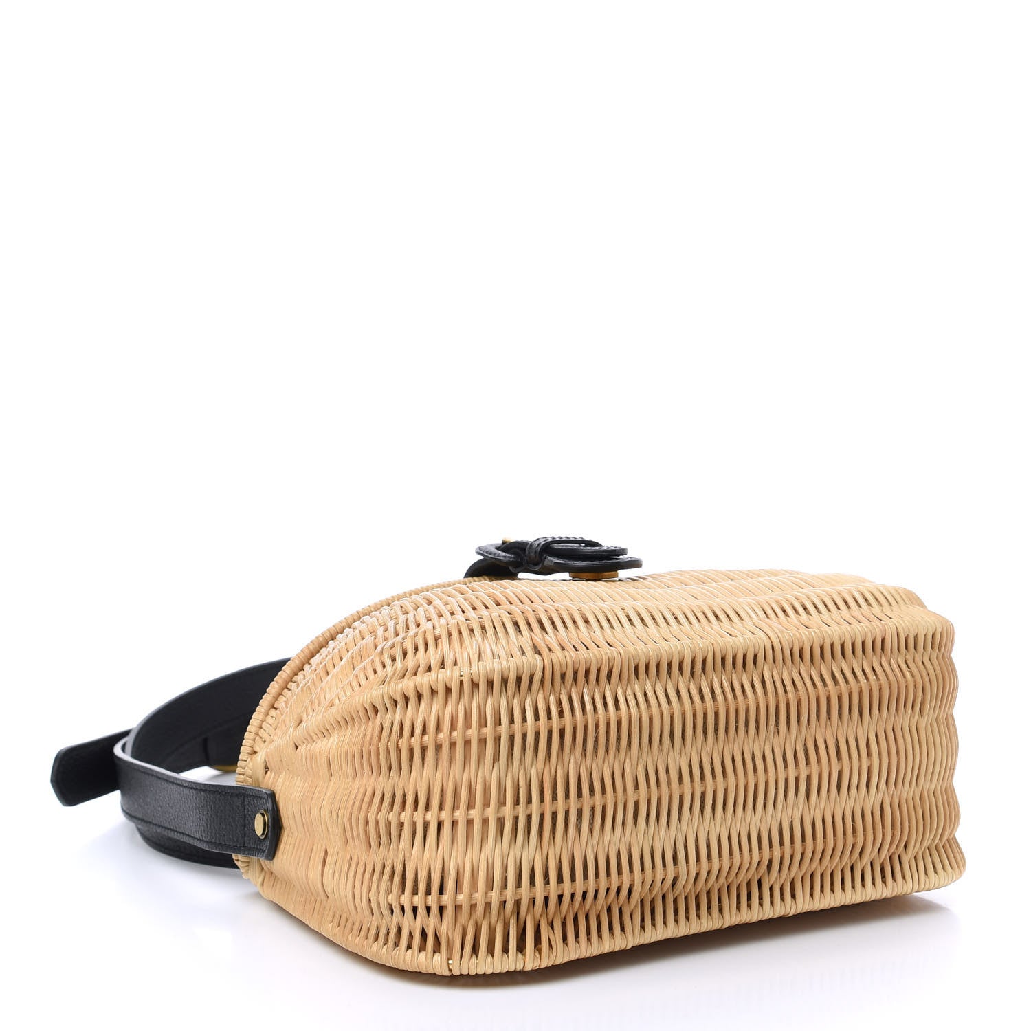 Gucci Wicker Vimni Shoulder Bag Natural 4 of 10
