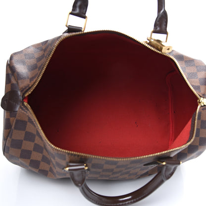 Louis Vuitton Damier Ebene Speedy 35 4 of 15