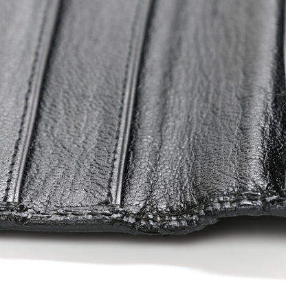 Chanel Goatskin Yen Wallet Black 10 of 11