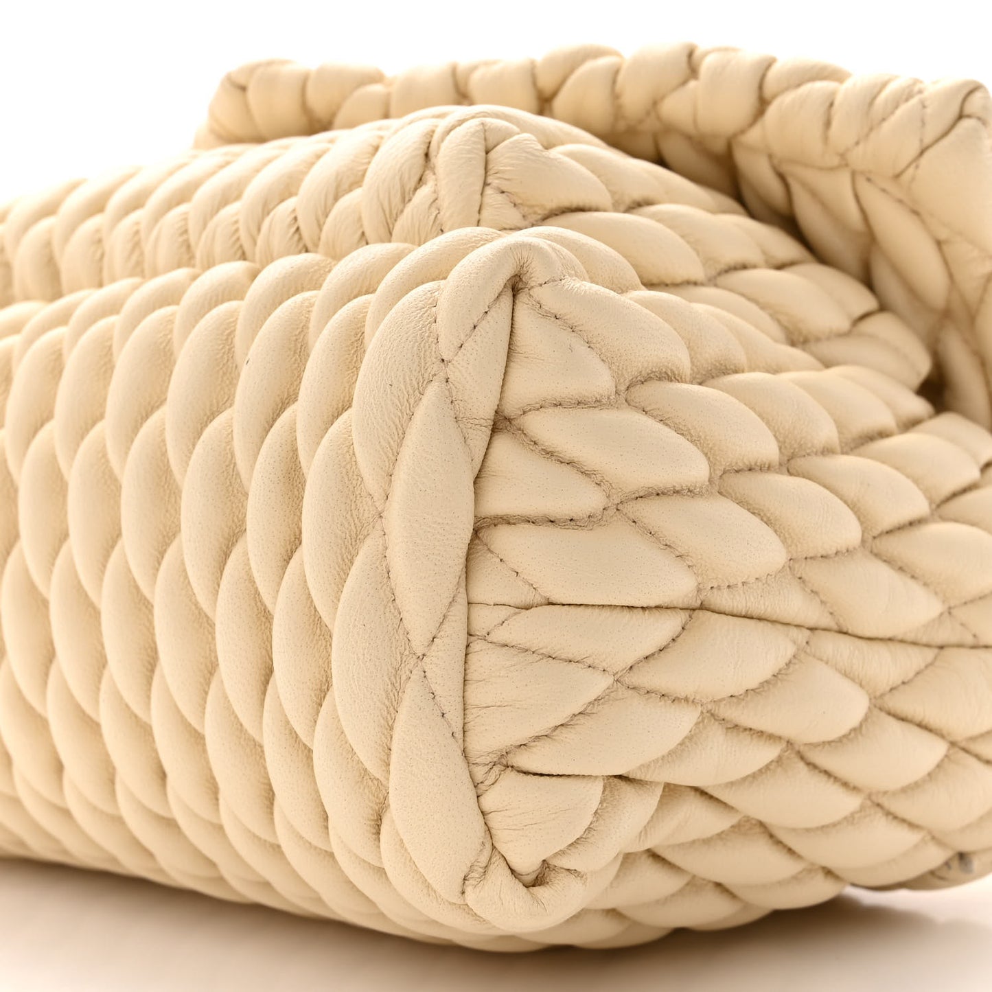 Lambskin Quilted PS Harris Small Shoulder Bag Beige