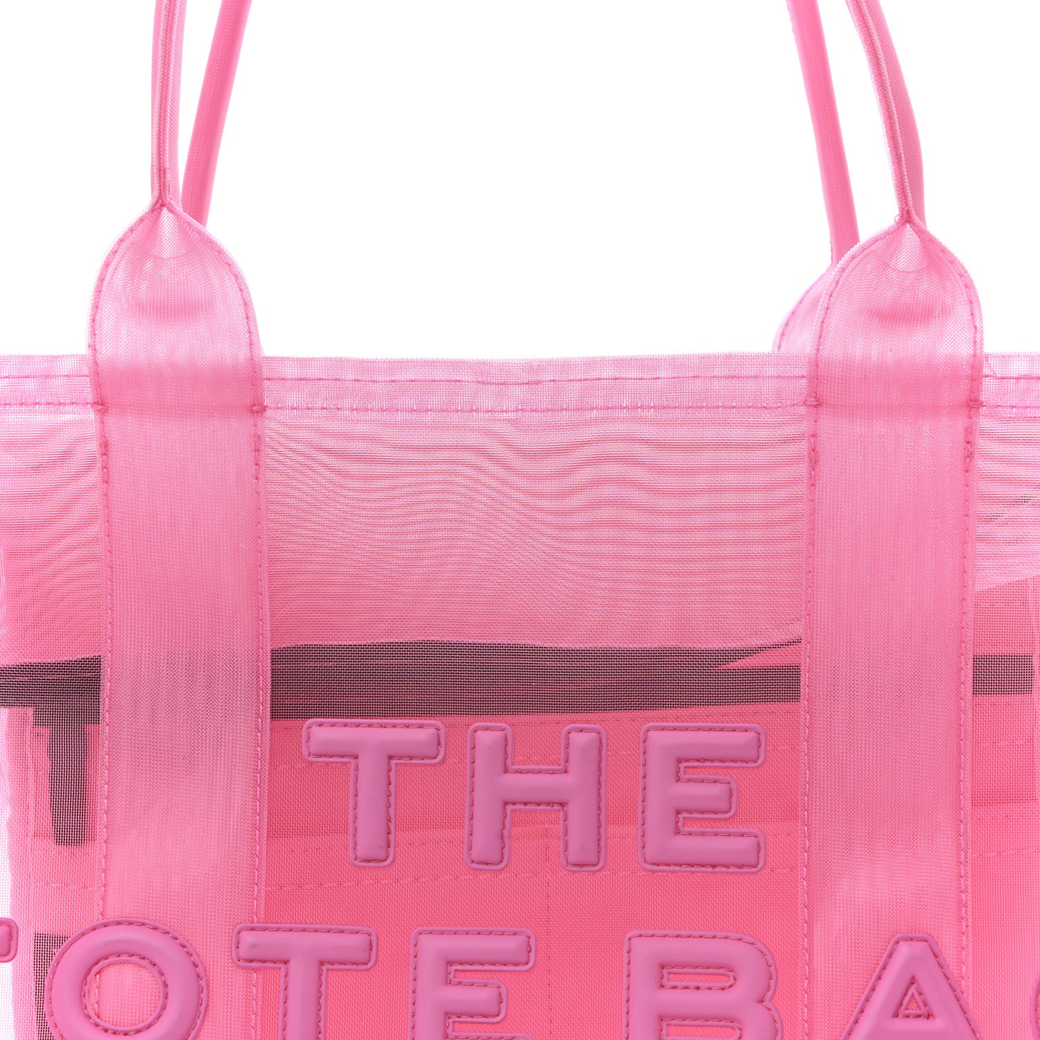 Marc Jacobs Nylon Large The Mesh Tote Bag Pink 9 of 12