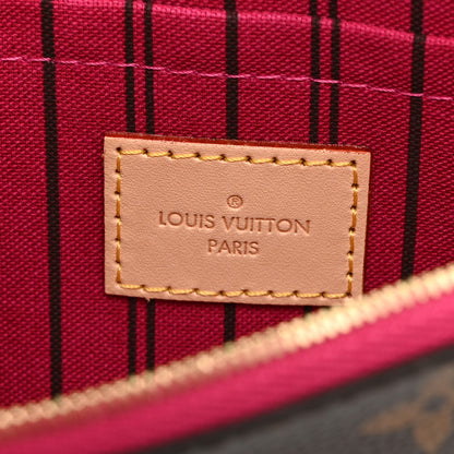 Louis Vuitton Monogram Neverfull MM GM Pochette Pivoine 6 of 10