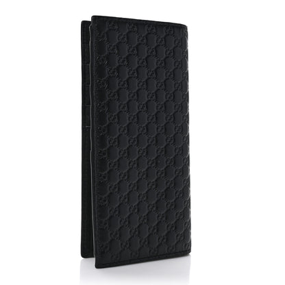Gucci Microguccissima Bi-Fold Organizer Wallet Black 3 of 6