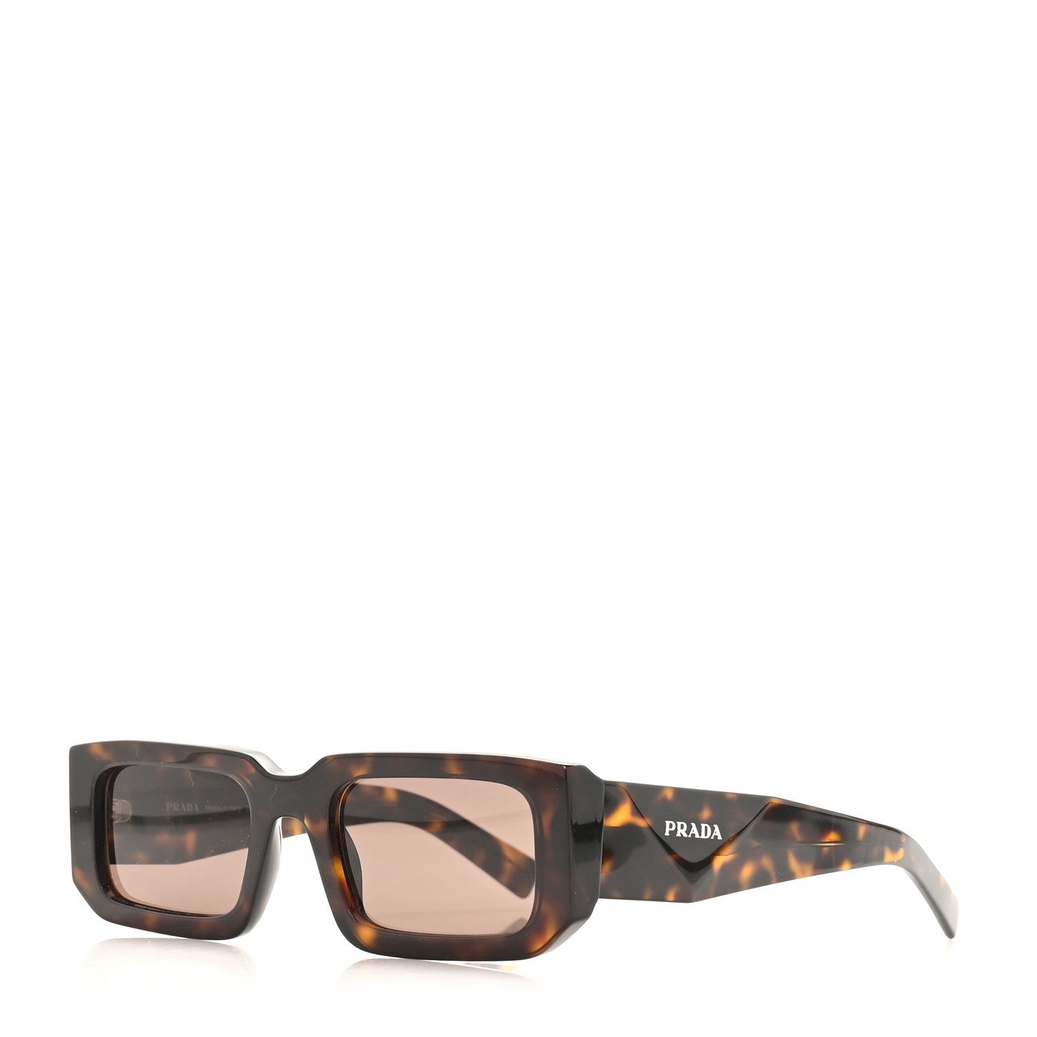 Prada Acetate Symbole Sunglasses SPR 06Y Tortoise 1 of 7