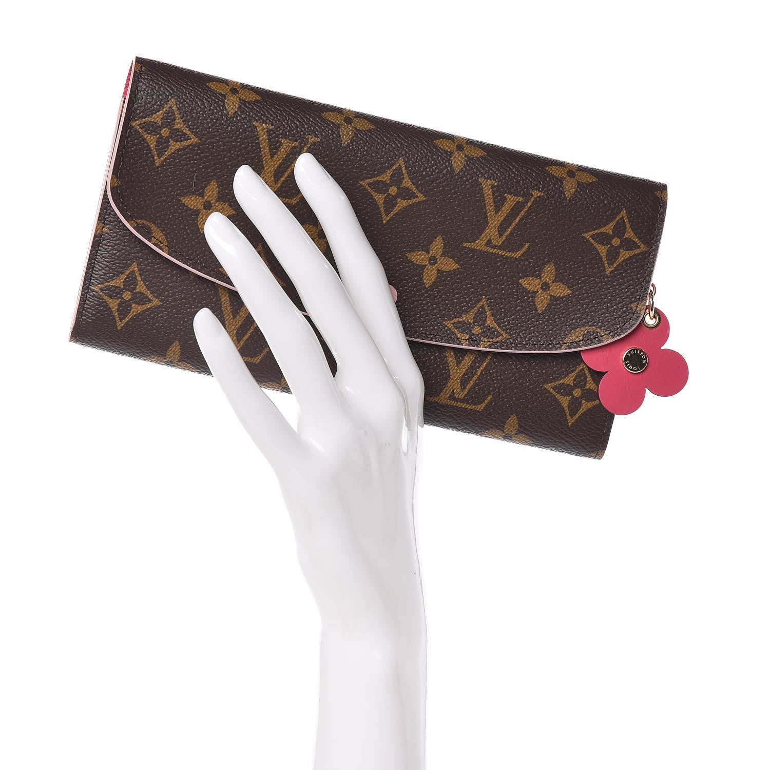 Louis Vuitton Monogram Bloom Flower Emilie Wallet 2 of 8