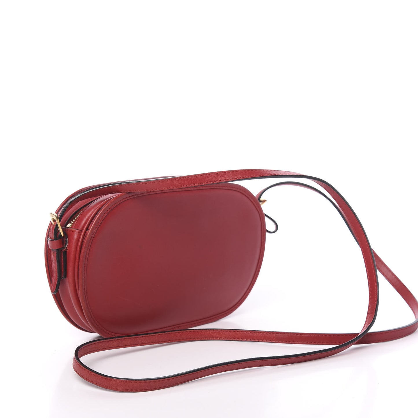 Vitello Small Logo Go Crossbody Bag Red