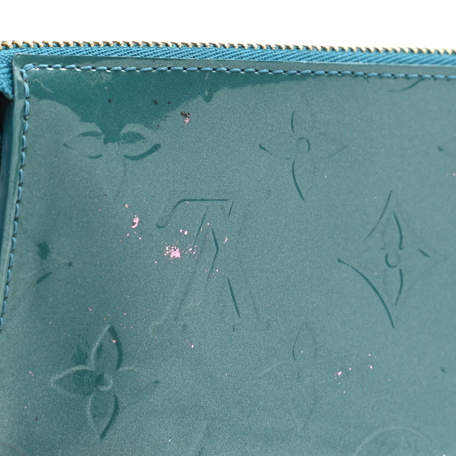 Louis Vuitton Vernis Trousse Cosmetic Pouch Blue Galactic 8 of 8