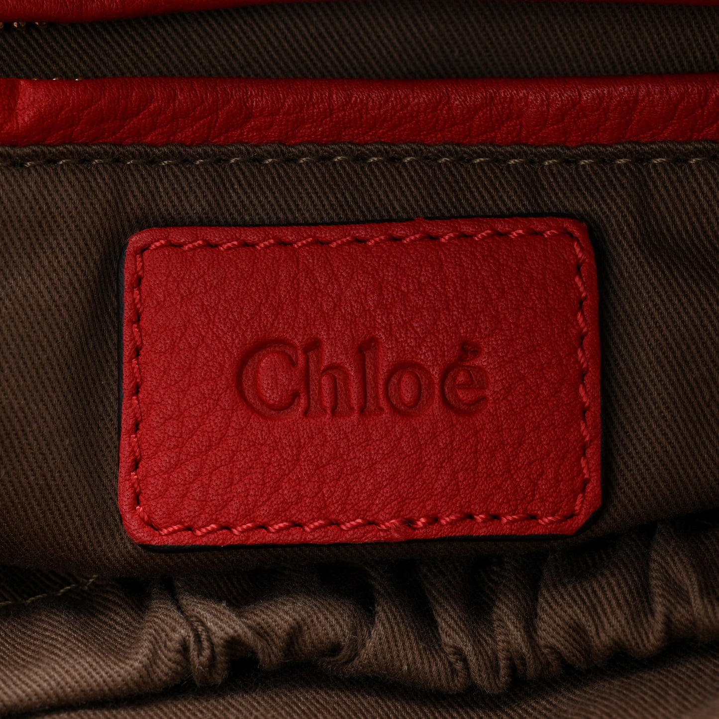 Calfskin Medium Marcie Satchel Red