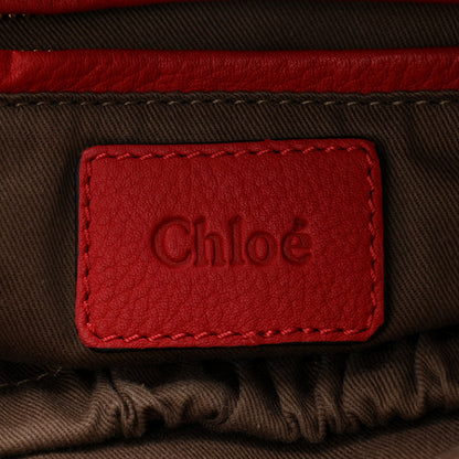 Chloe Calfskin Medium Marcie Satchel Red 6 of 10