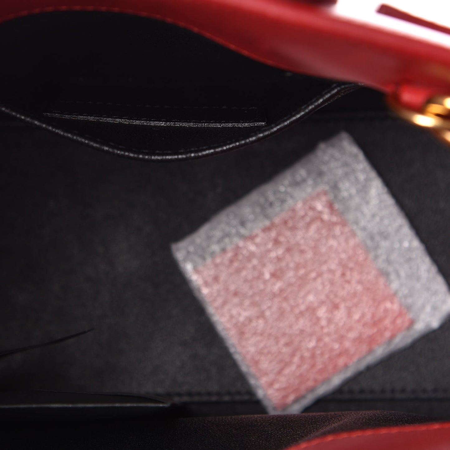 Calfskin Nano Sac De Jour Lipstick Red