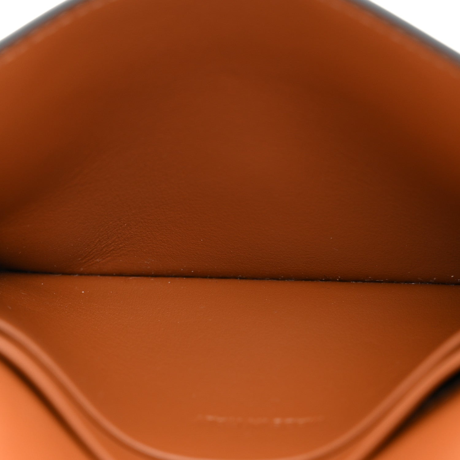 Celine Triomphe Canvas Calfskin Flap Card Holder Tan 5 of 7