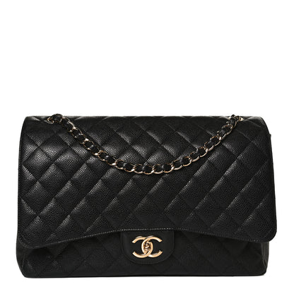 Chanel Caviar Quilted Maxi Double Flap Black 1 of 13