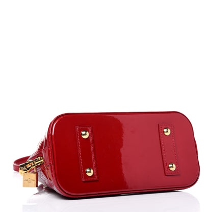Louis Vuitton Vernis Alma BB Pomme D'Amour 5 of 16