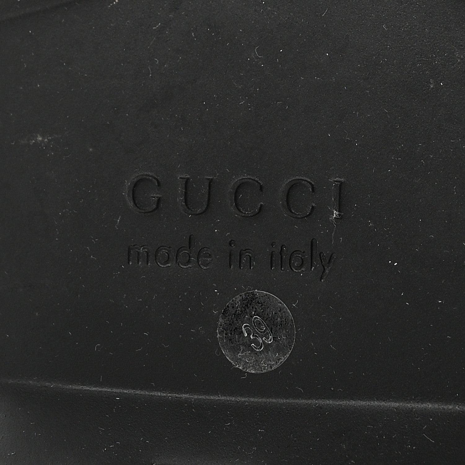 Gucci Calfskin Womens Horsebit Platform Mules 39 Black 8 of 9