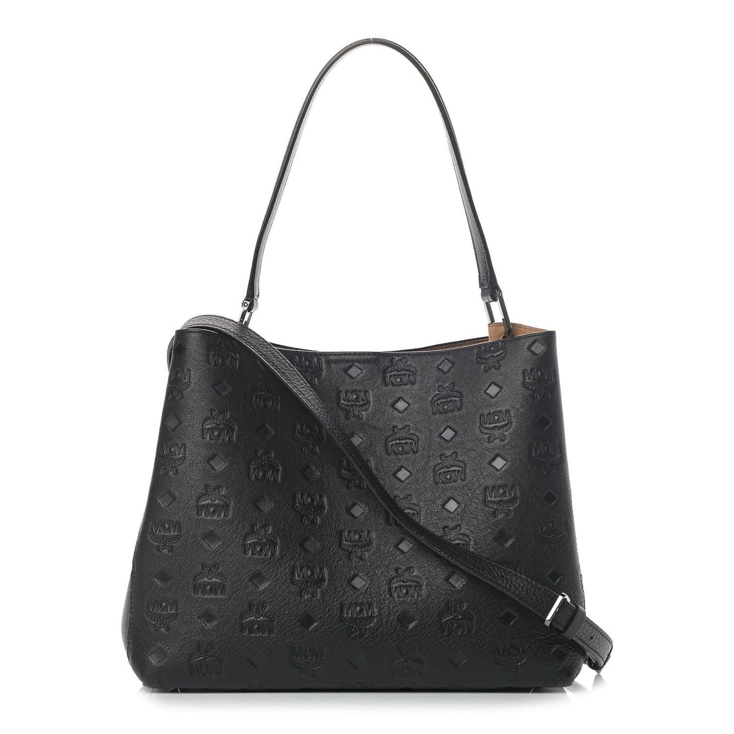 Calfskin Ottomar Medium Hobo Black