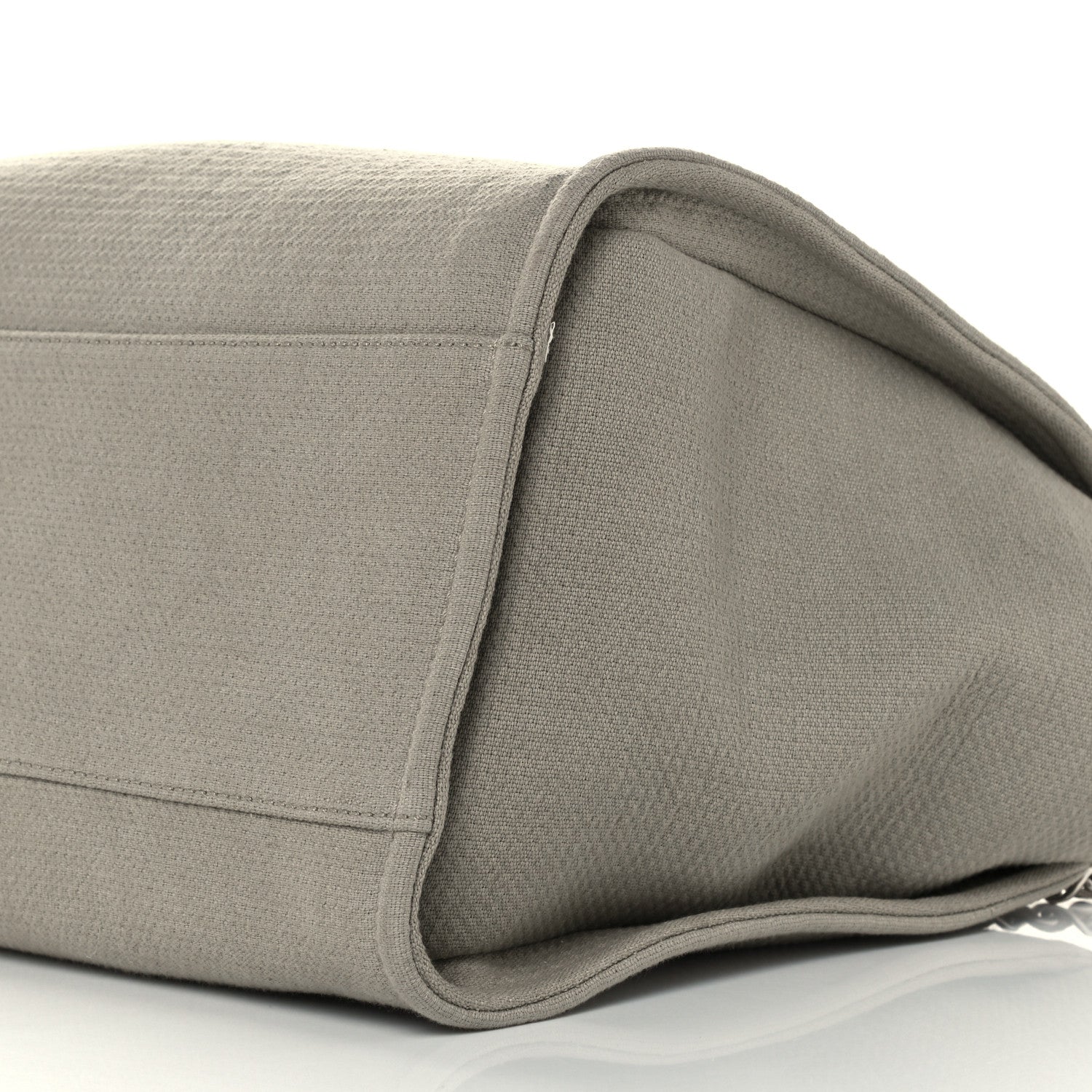 Chanel Mixed Fibers Medium Deauville Tote Grey 6 of 11