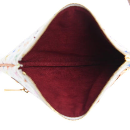 Louis Vuitton Monogram Multicolor Pochette Plate GM White 5 of 13