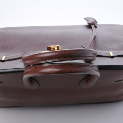 Hermes Courchevel Birkin 35 Chocolate 31 of 36