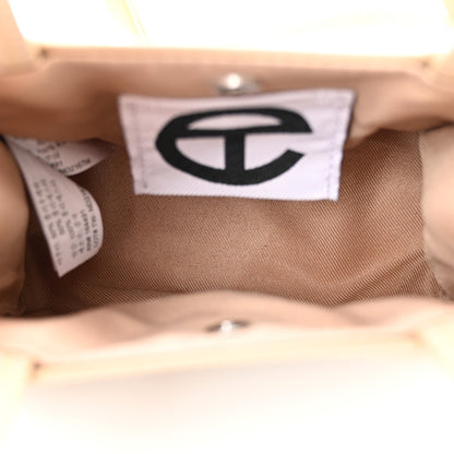 Telfar Vegan Leather Small Shopping Bag Cream 5 of 10