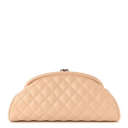Chanel Caviar Quilted Timeless Clutch Light Beige 1 of 7