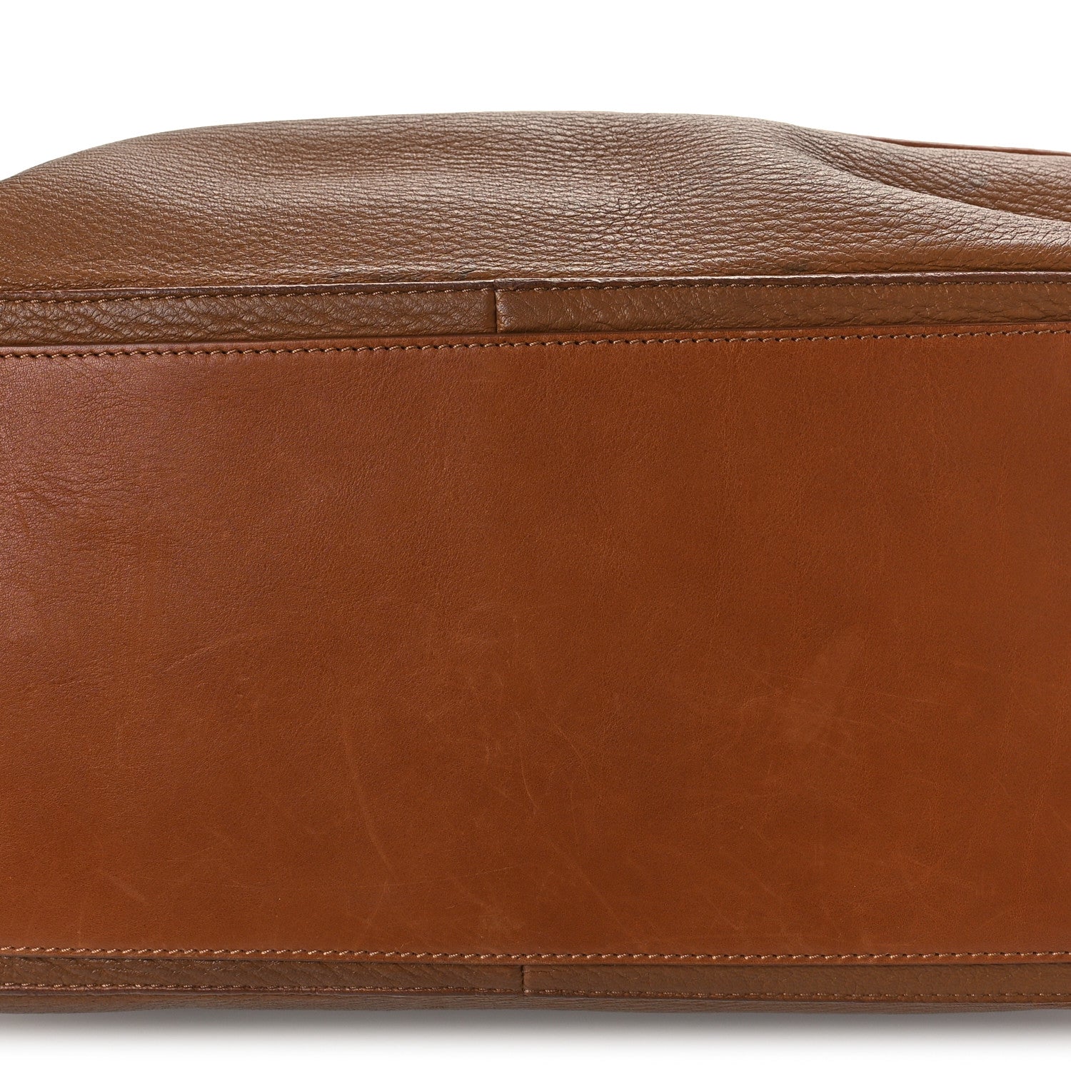 Celine Caflskin Bowling Bag Brown 9 of 14