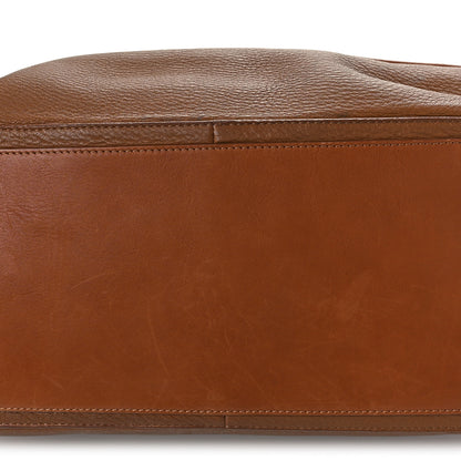 Celine Caflskin Bowling Bag Brown 9 of 14