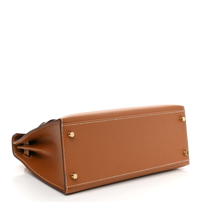 Hermes Epsom Kelly Sellier 28 Gold 4 of 9