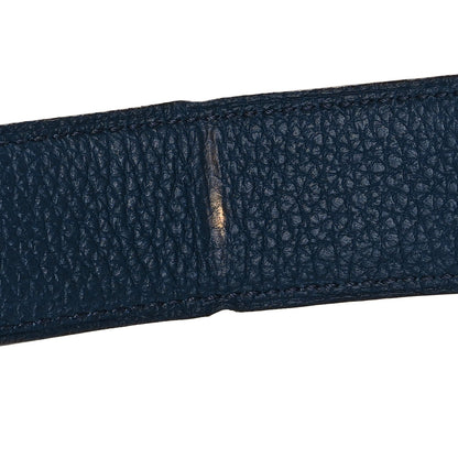 Hermes Swift Togo 32mm H Belt 110 Black Bleu De Prusse 9 of 9