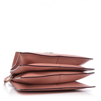 Chloe Calfskin Suede Medium Faye Shoulder Bag Misty Rose Dark Purple 4 of 9
