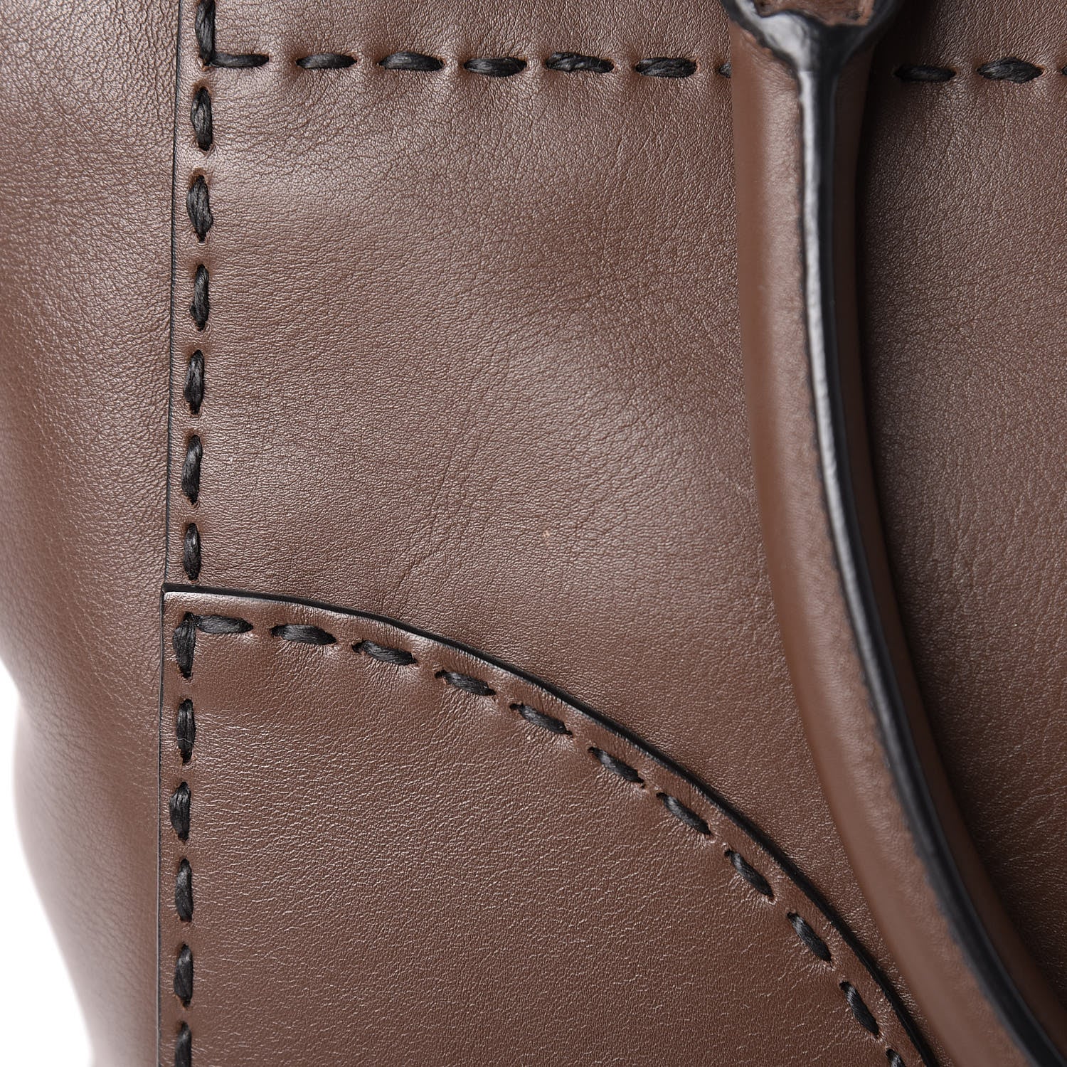 Prada City Calf Small Stitched Twin Pocket Tote Cacao 13 of 13