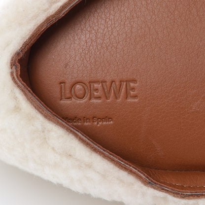 Loewe Shearling Mini Bunny Crossbody Bag Natural 7 of 8