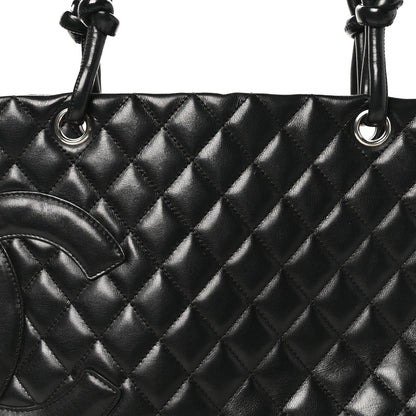 Chanel Calfskin Quilted Large Cambon Tote Black 8 of 11