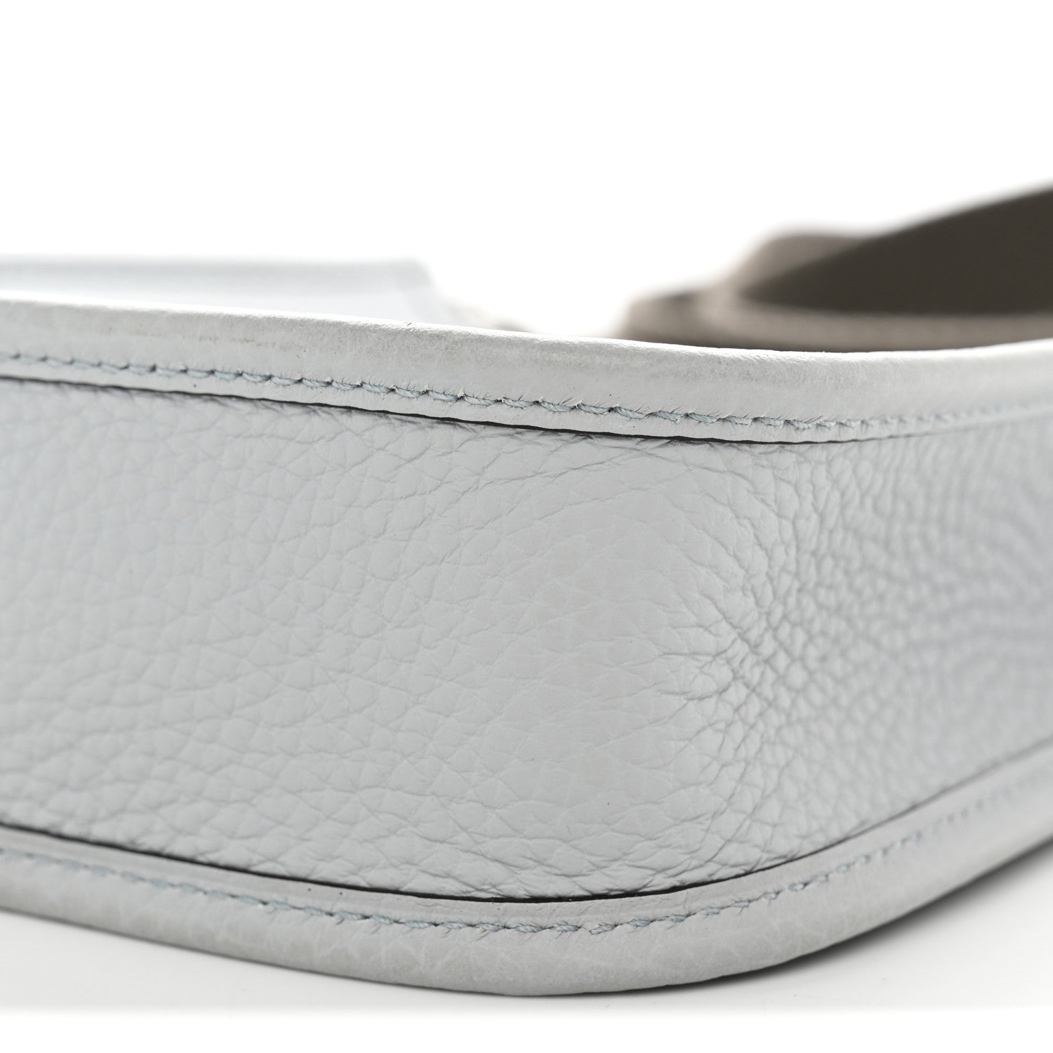 Hermes Taurillon Clemence Amazone Evelyne TPM Bleu Pale Etain 10 of 11