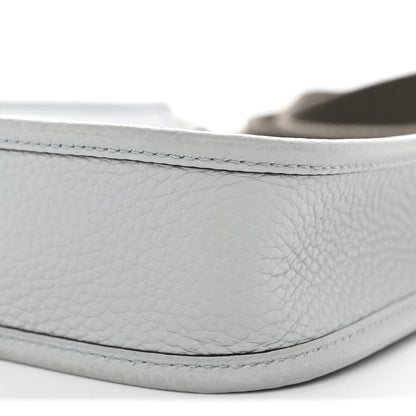 Hermes Taurillon Clemence Amazone Evelyne TPM Bleu Pale Etain 10 of 11