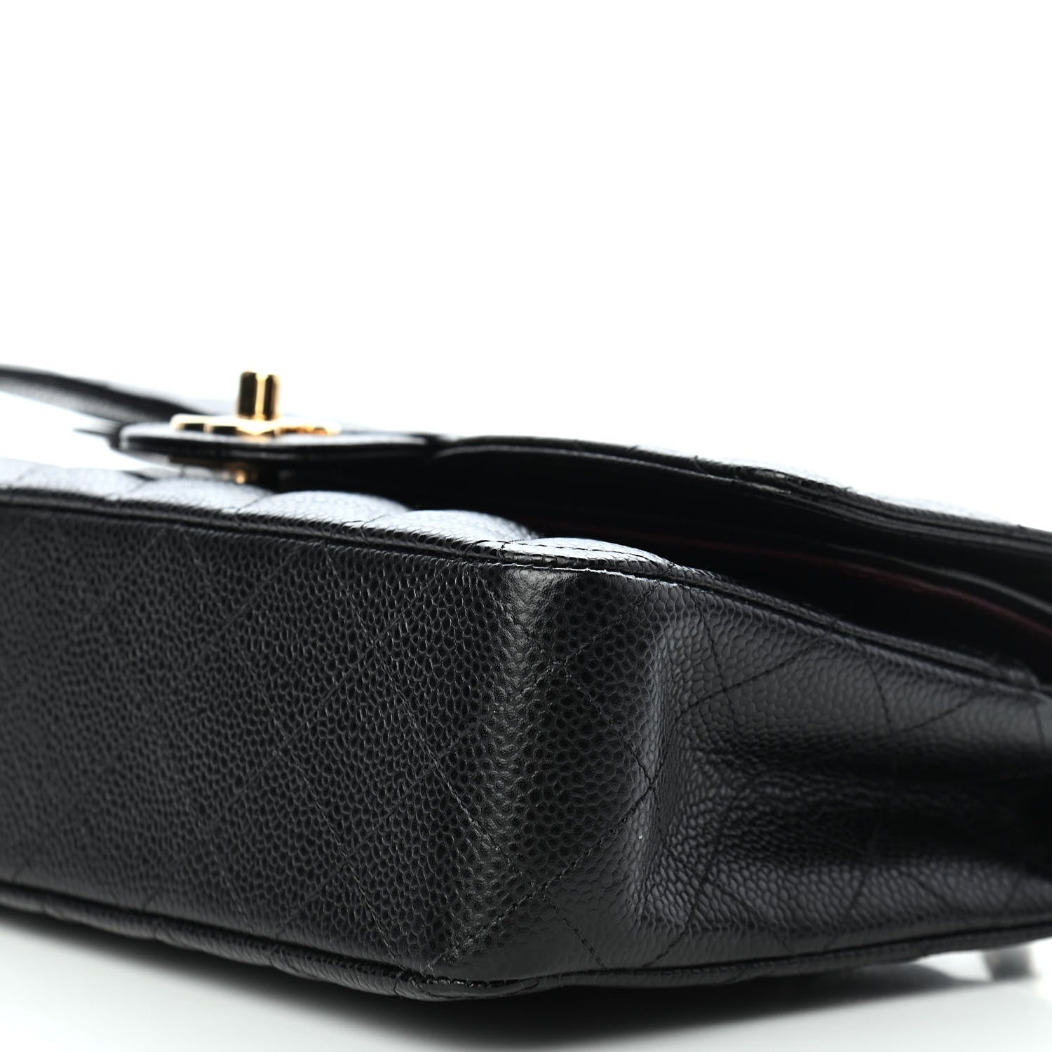 Chanel Caviar Quilted Medium Double Flap Black 9 of 9