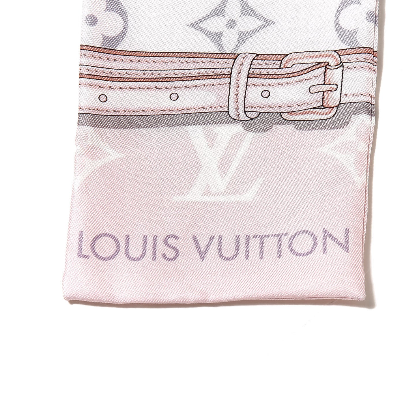 Silk Monogram Confidential Bandeau Light Pink