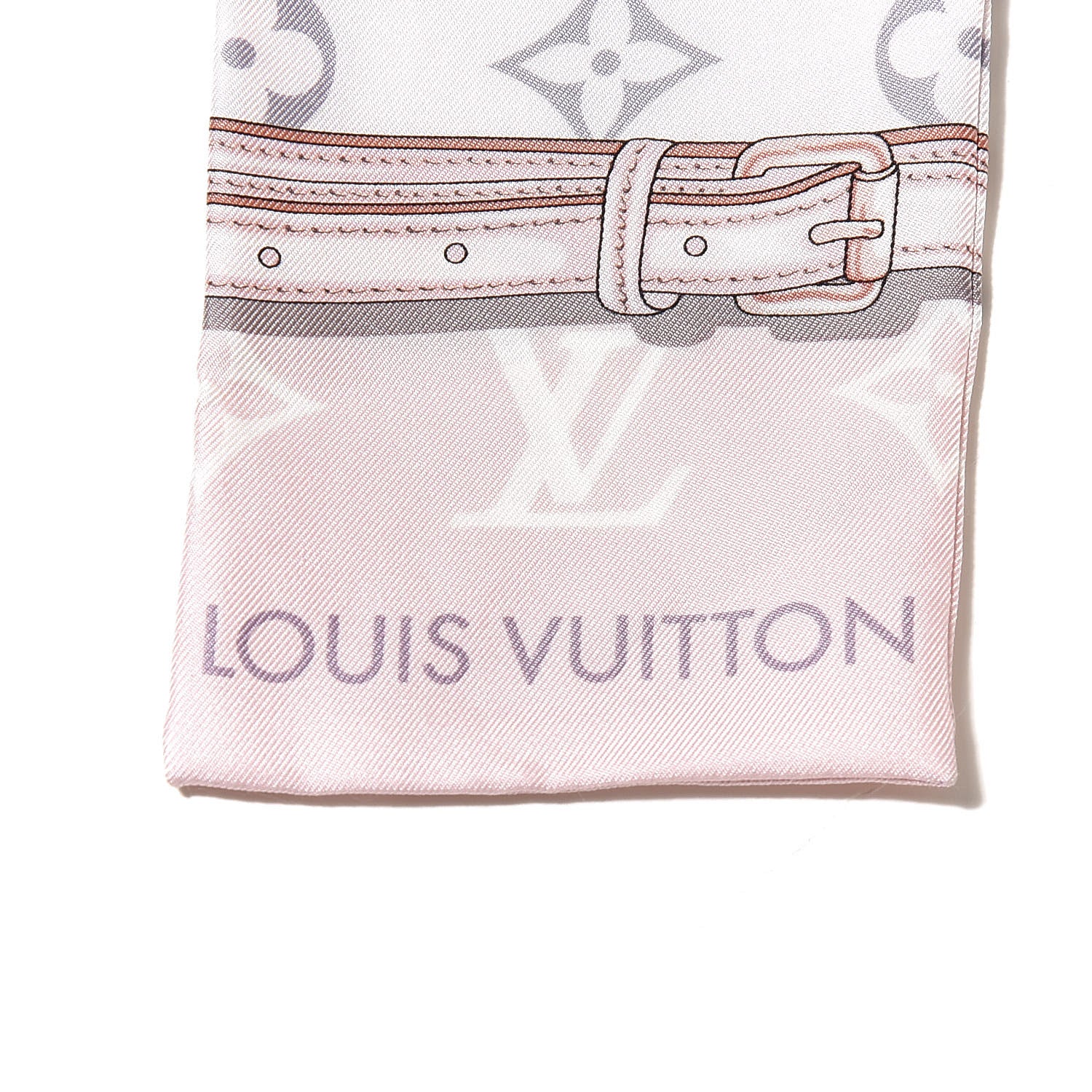 Louis Vuitton Silk Monogram Confidential Bandeau Light Pink 2 of 3