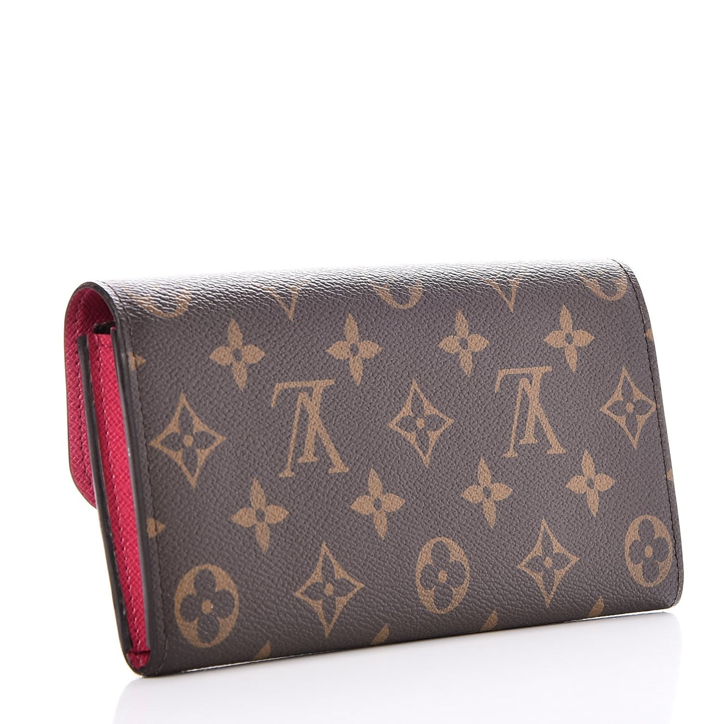 Monogram Emilie Wallet Hot Pink