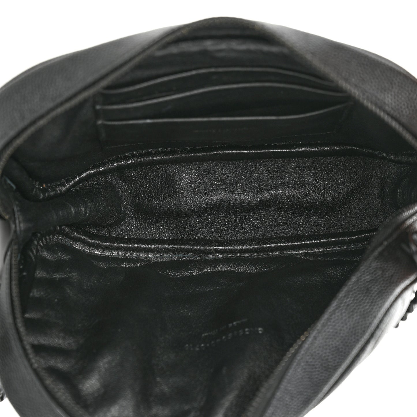 Grain De Poudre Matelasse Monochrome Monogram Mini Lou Camera Bag Black