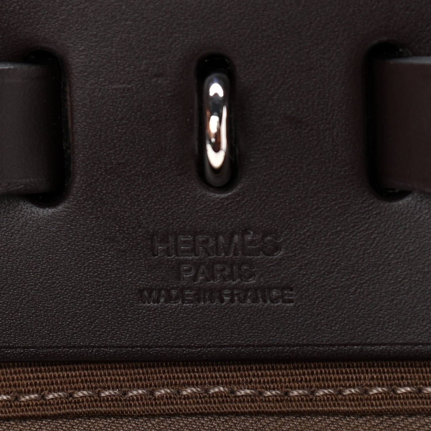 Hermes Vache Hunter Toile Herbag Zip 31 PM Etoupe Ebene 7 of 12