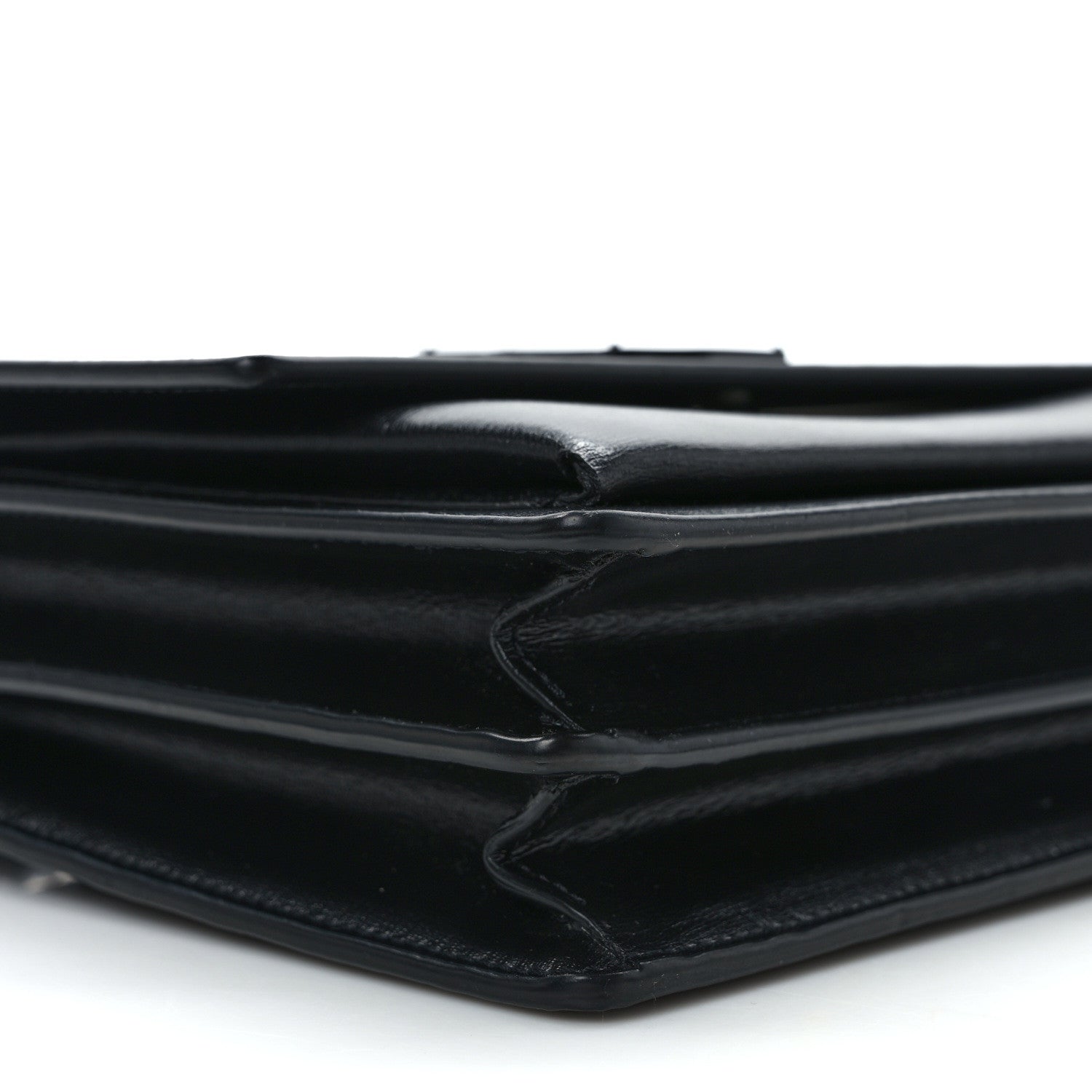 Saint Laurent Calfskin Medium Monogram Monochrome Sunset Black 8 of 10