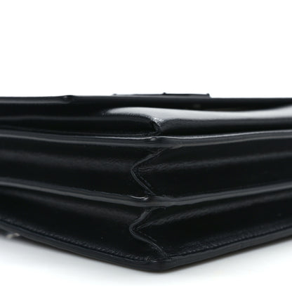 Saint Laurent Calfskin Medium Monogram Monochrome Sunset Black 8 of 10