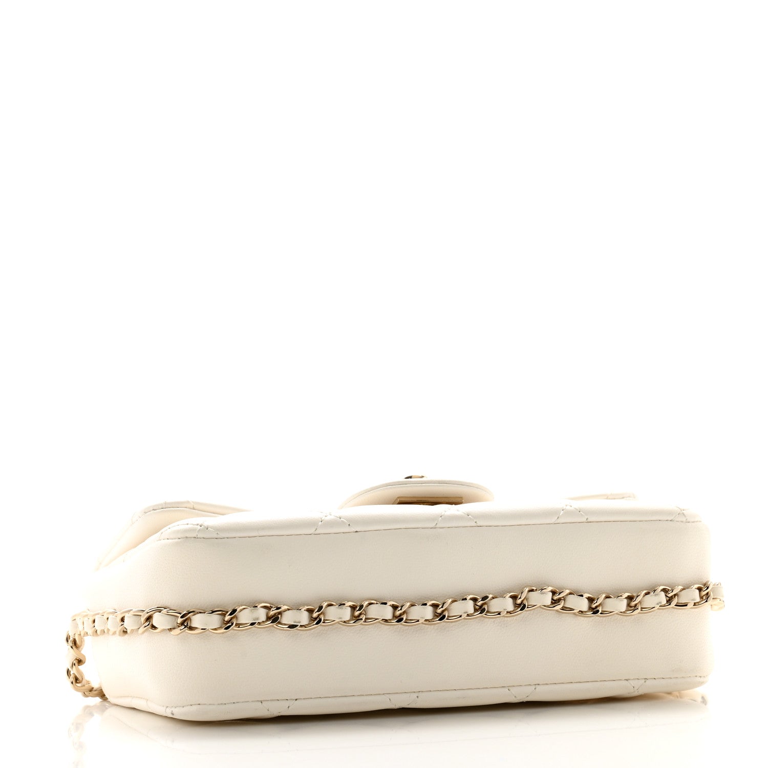 Chanel Lambskin Quilted Mini My Precious Flap White 4 of 12