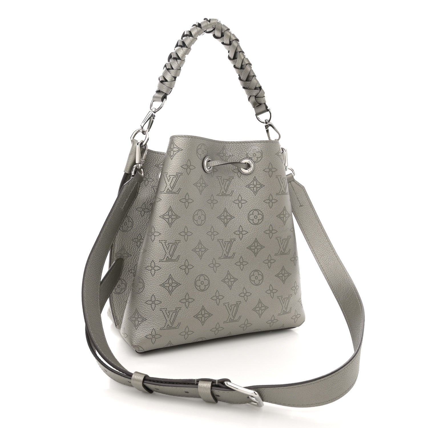 Louis Vuitton Metallic Mahina Muria Gris Souris 3 of 10