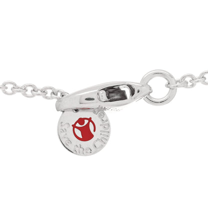 Bulgari Sterling Silver Ceramic Save The Children Pendant Necklace 3 of 3