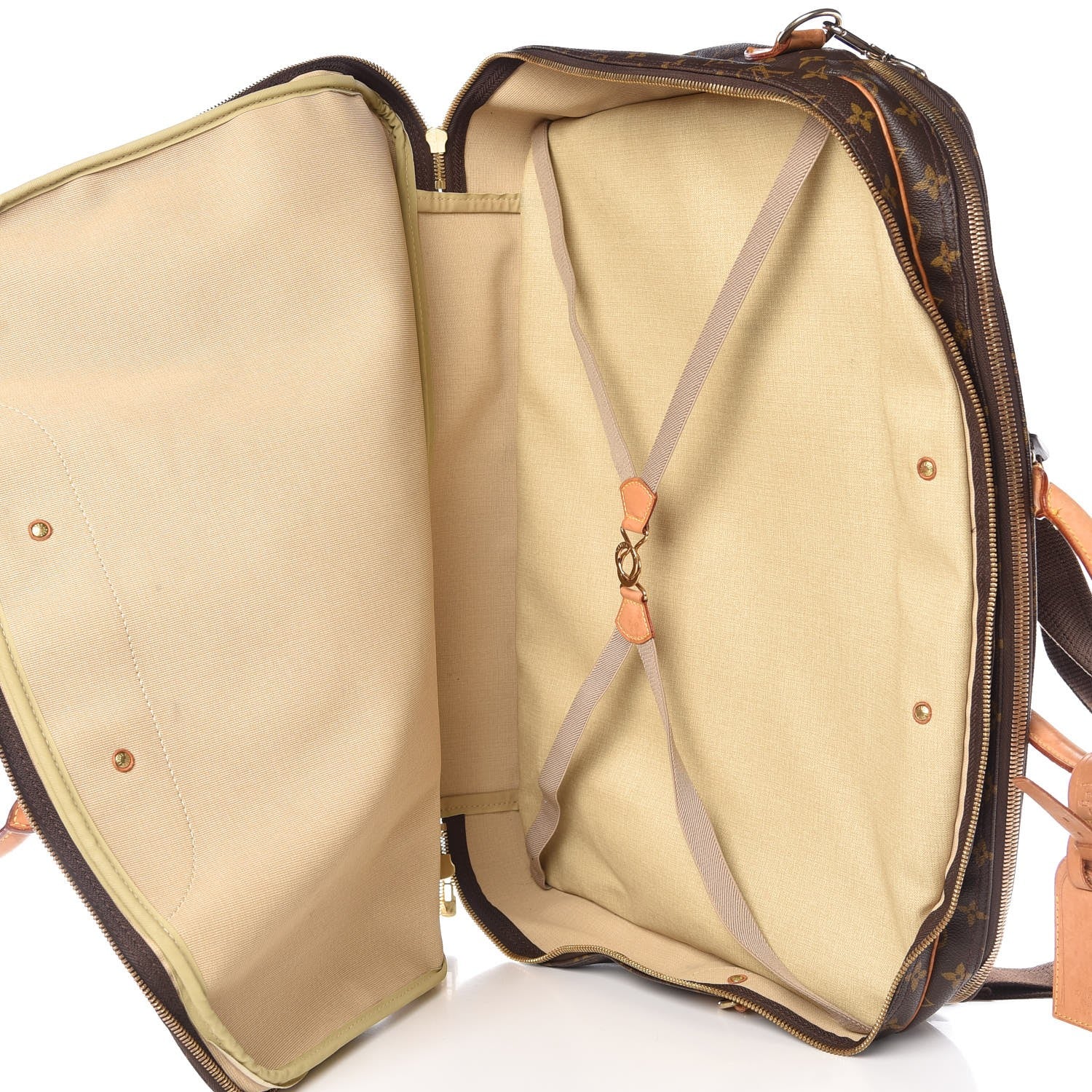 Louis Vuitton Monogram Alize 2 Compartment Luggage Travel Bag 5 of 23