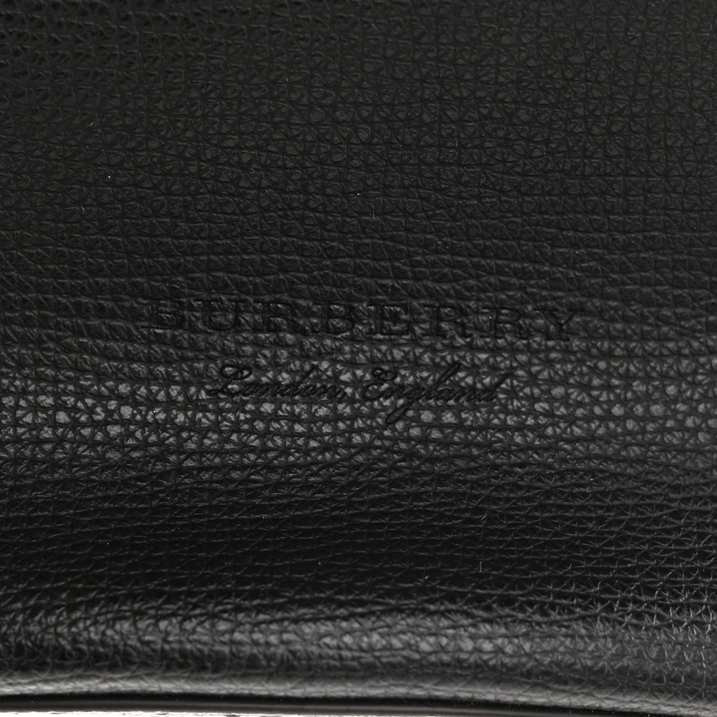 London Grainy Calfskin Small Lorne Bucket Crossbody Black