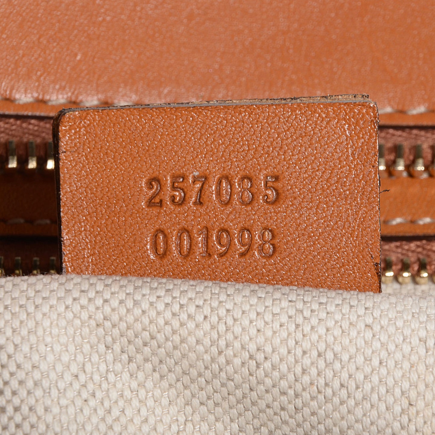 Monogram Web Medium Heritage Tote Tan