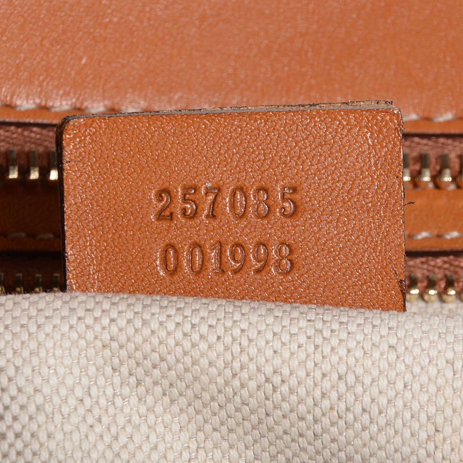 Gucci Monogram Web Medium Heritage Tote Tan 7 of 7