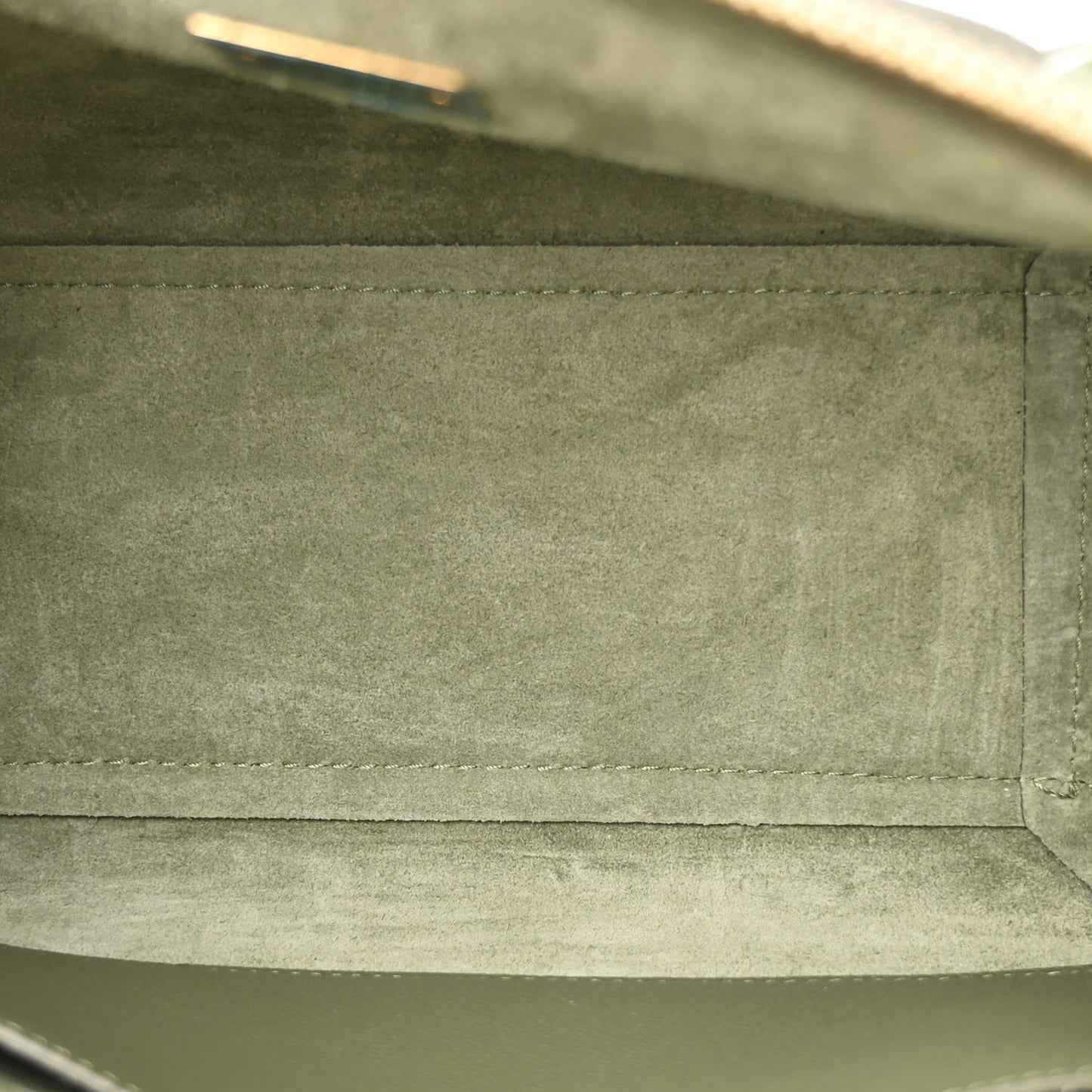 Grained Calfskin Micro Belt Bag Light Khaki